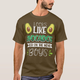 Camiseta Parece Que Os Avocados Voltam Para Os Meninos