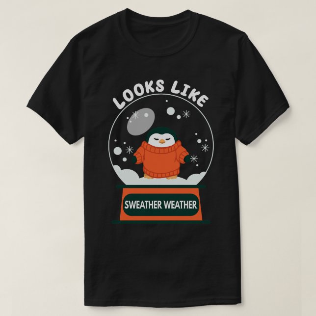 Camiseta Parece Ter Um Clima Suado (Frente do Design)
