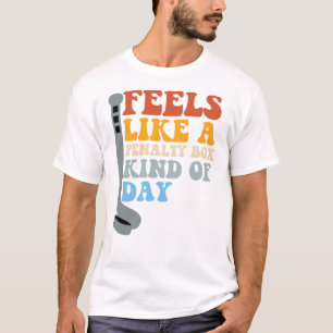 Camiseta Parece um Dia de Caixa de Penalidade Engraçado de
