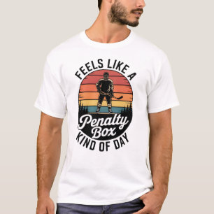 Camiseta Parece um Dia de Caixa de Penalidade Engraçado de