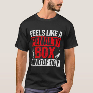 Camiseta Parece Um Dia De Caixa De Penalidade Engraçado De