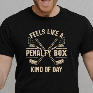 Camiseta Parece um Dia de Caixa de Penalidade Engraçado de