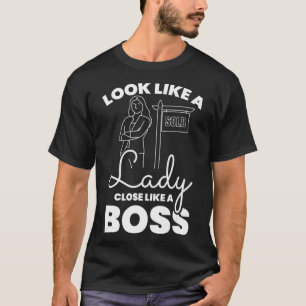 Camiseta Parece uma senhora próxima como um corretor de che