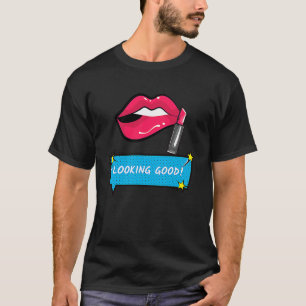 Camiseta Parecendo Bom Pop Retro Vintage Gráfico Artístico 