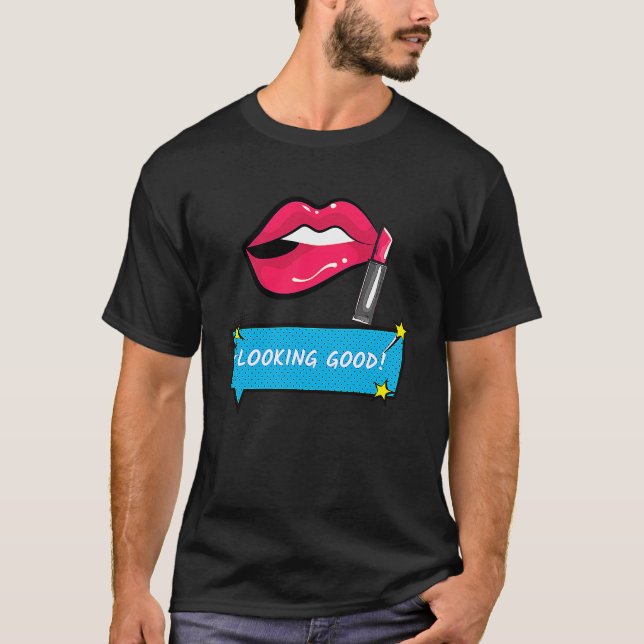Camiseta Parecendo Bom Pop Retro Vintage Gráfico Artístico  (Frente)