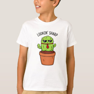 Camiseta Parecendo Sharp Engraçado Cactus Pun