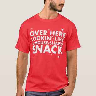 Camiseta Parecendo um Lanche em Forma de Rato Vintage dos A