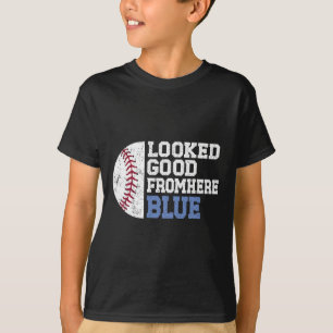Camiseta Parecia Bom Daqui Azul Engraçado Softll Mama Mãe G