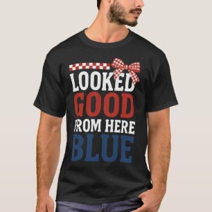 Camiseta Parecia Bom Daqui Azul Softll Mãe Árbitro Vender