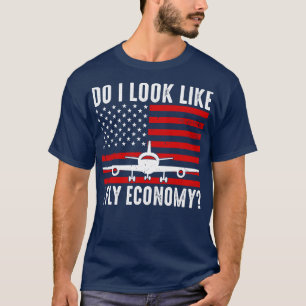 Camiseta Pareço-Me Com Uma Economia De Voo