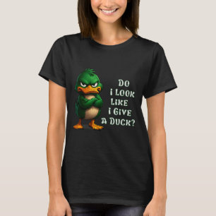 Camiseta Pareço-me Como Se Eu Desse Um Pato Engraçado Sarcá
