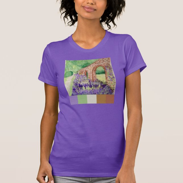 Camiseta Parede da aguarela (Frente)