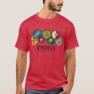 Camiseta Parede de blindagem do Vikings