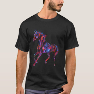 Camiseta Parede de Cavalo Geométrico