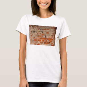 Camiseta Parede de tijolos rachada