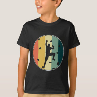 Camiseta Parede Retro para Escalada de Blocos Esportes de E