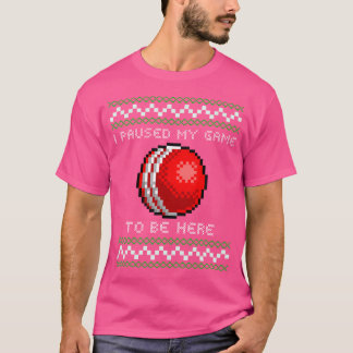 Camiseta Parei Meu Jogo Para Aqui No Natal Do Cricket Feio