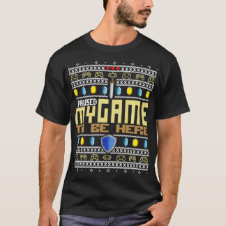 Camiseta Parei Meu Jogo Para Estar Aqui E Esportes Fingidos
