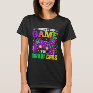 Camiseta Parei Meu Jogo Para Estar Aqui Miçangas De Jogo De