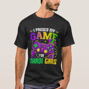 Camiseta Parei Meu Jogo Para Estar Aqui Miçangas De Jogo De