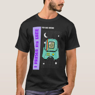 Camiseta Parei Meu Jogo Para Estar Aqui Retro Jogos 1