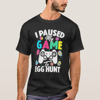 Camiseta Parei Meu Jogo Para Ovo Páscoa Jogo Ga