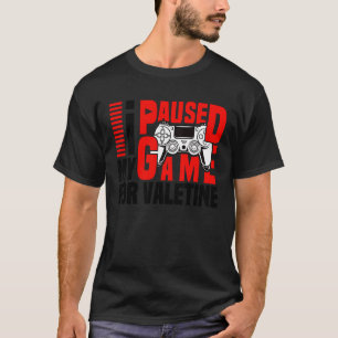 Camiseta Parei Meu Jogo Por Videos games Namorados Valenti