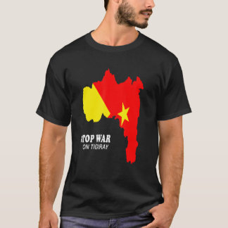 Camiseta Parem A Guerra Em Tigray Etiópia