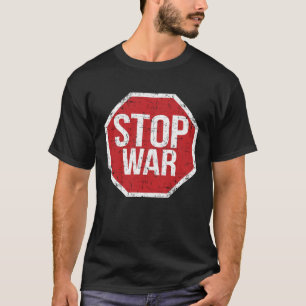 Camiseta Parem a Guerra no Mundo Somos Todos Humanos para h