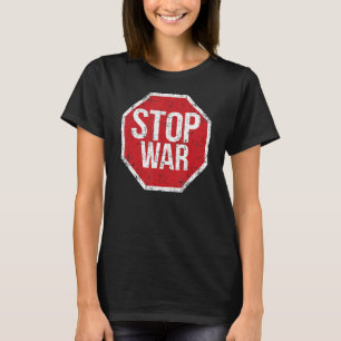 Camiseta Parem A Guerra No Mundo Todos Nós Somos Humanos