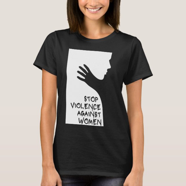 Camiseta Parem Com A Violência Contra As Mulheres (Frente)