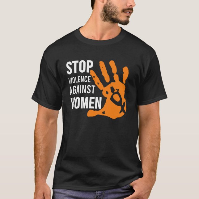 Camiseta Parem Com A Violência Contra As Mulheres (Frente)