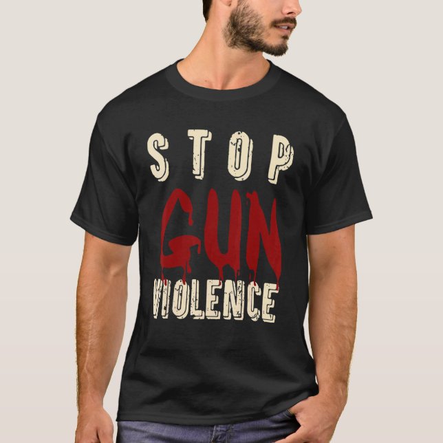Camiseta Parem Com A Violência Das Armas O Suficiente Sem M (Frente)