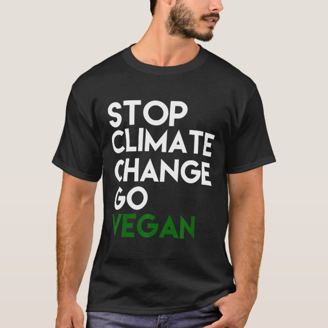 Camiseta Parem com as mudanças climáticas (Frente)