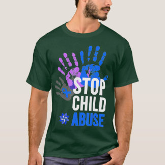 Camiseta Parem Com O Abuso Infantil - Abuso Infantil, Parem