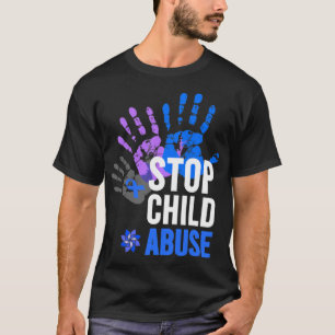 Camiseta Parem Com O Abuso Infantil - Alertas Para A Preven