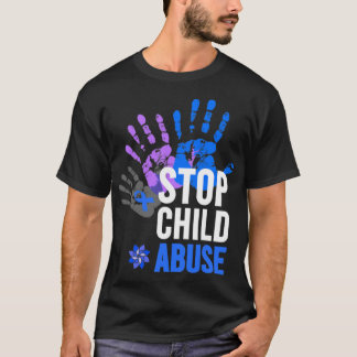 Camiseta Parem Com O Abuso Infantil - Alertas Para A Preven
