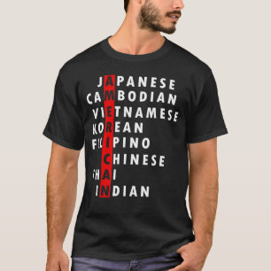 Camiseta Parem de odiar asiáticos americanos são american