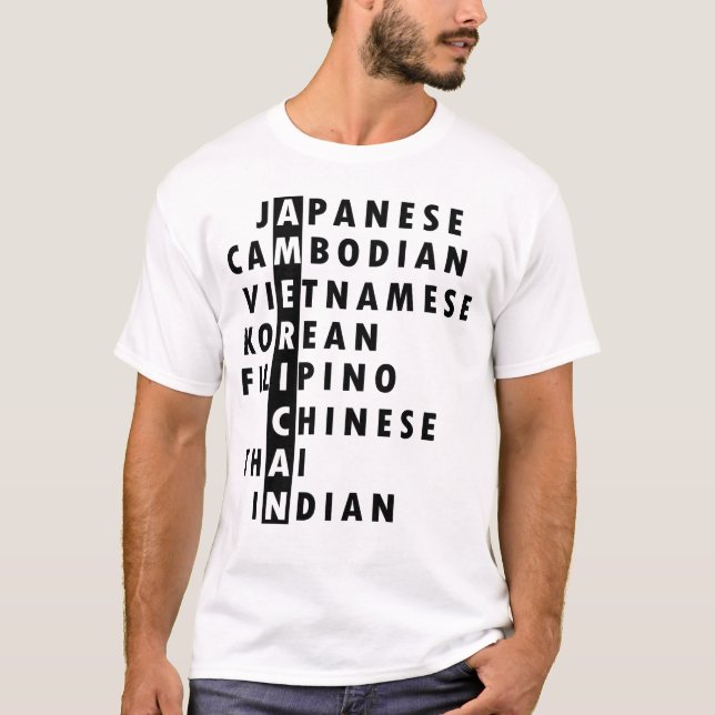 Camiseta Parem de odiar asiáticos americanos são americanos (Frente)