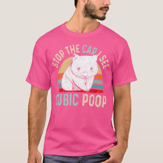 Camiseta Parem O Carro Que Vejo Poop Cubico Para Um Especia