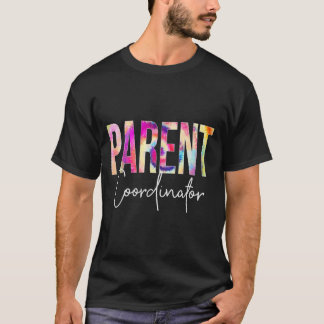 Camiseta Parent Coordinator Tie Dye Back To School Apprecia