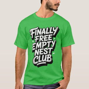 Camiseta Parentalidade de Ninho Vazio Gratuito Pais Ninho V