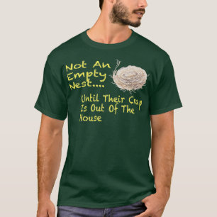 Camiseta Parentalidade de Ninho Vazio Humoroso