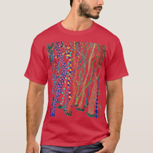Camiseta Parente de Aniversário da Crazy Forest Watercolor
