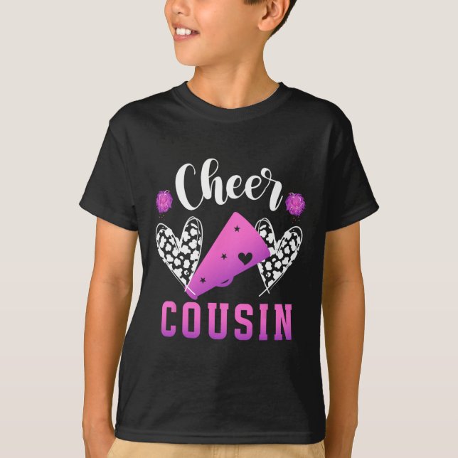 Camiseta Parente de Cheerleader Prima Animadora da Prima de (Frente)
