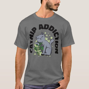 Camiseta Parente Pet Cat do Proprietário do Catnip Vício