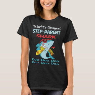 Camiseta Parente por afinidade de Tubarão engraçado