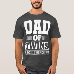 Camiseta Parentes gêmeos do Pai Dia de os pais da Família F