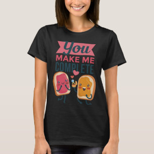 Camiseta Pares de manteiga de amendoim e geleia PB&J fofos