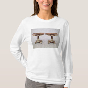 Camiseta Pares de mesas de cartão da regência em bases